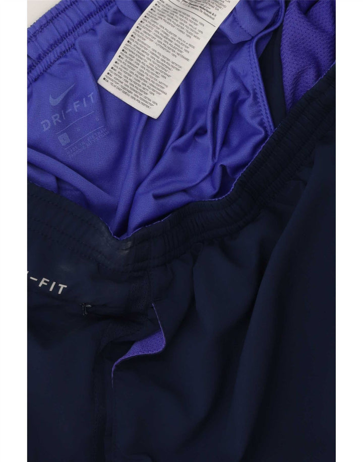 Męskie spodenki sportowe Nike Dri Fit, duży, fioletowy, poliestrowy blok kolorów