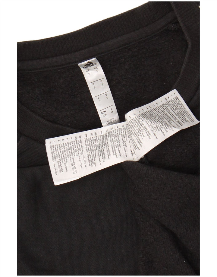 Bluza męska ADIDAS, mała, czarna, bawełniana