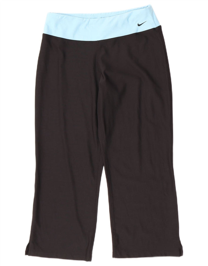 Damskie legginsy Nike Capri UK 8/10, średni czarny poliester