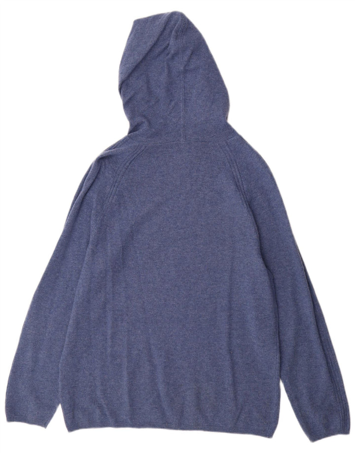 Męski sweter z kapturem Calvin Klein, mały, niebieski, nakrapiany