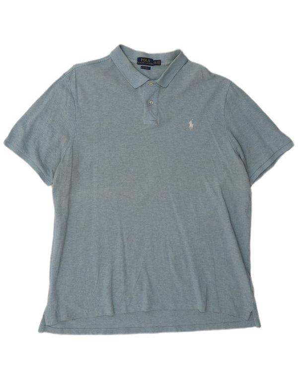 Koszula męska Polo Ralph Lauren o klasycznym kroju 2XL, niebieska, bawełniana