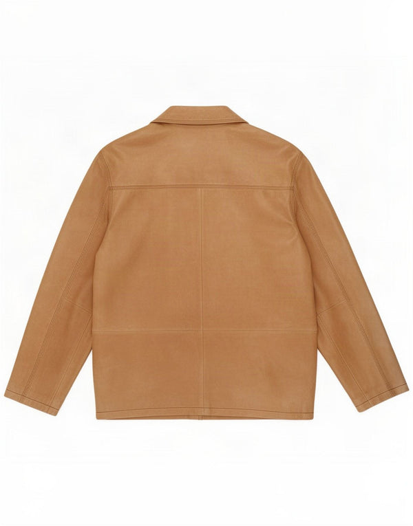 David Moore Męska kurtka skórzana UK 42 XL Brown Classic