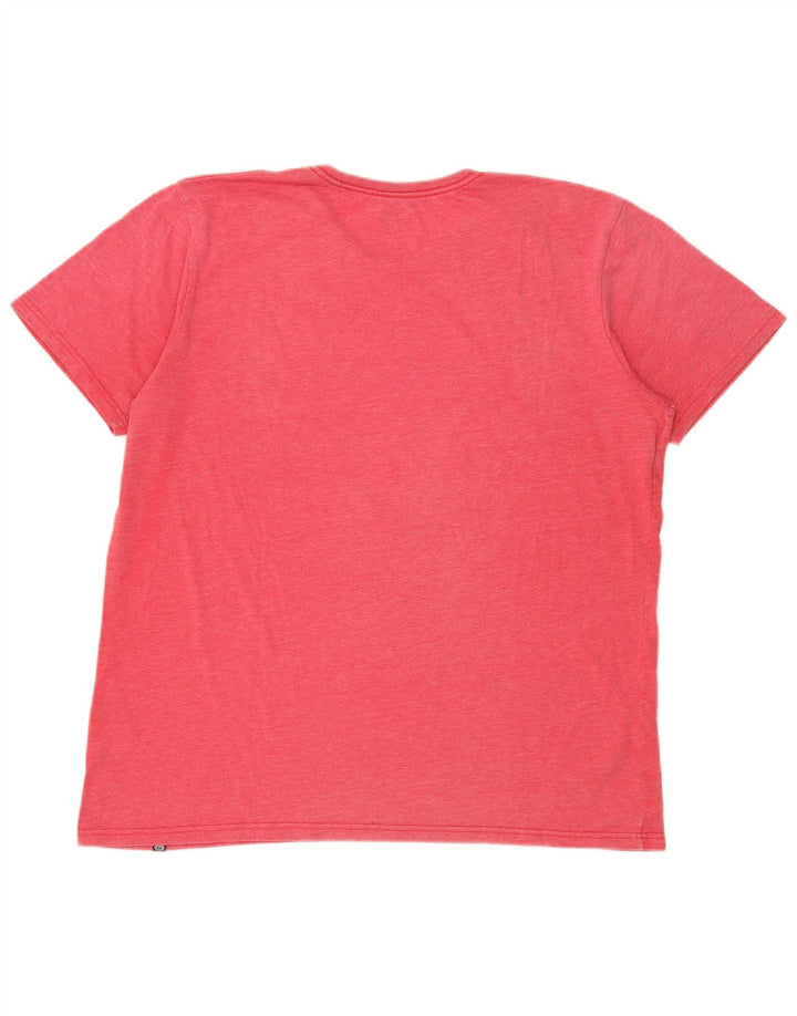 Męska koszulka z grafiką zwierzęcą, góra XL, czerwona bawełna