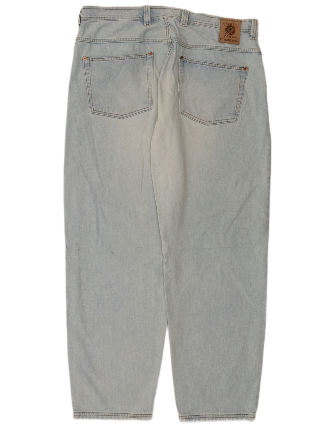 PICALDI Męskie luźne dżinsy W40 L32 Niebieskie bawełniane