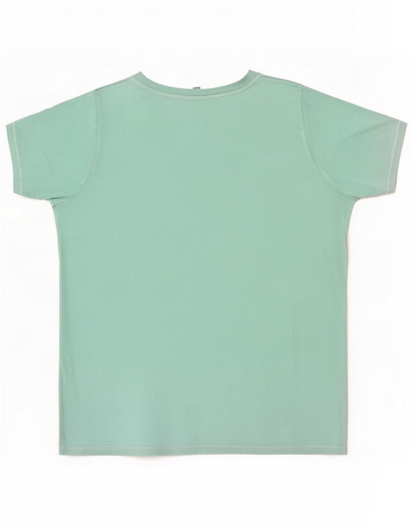 T-shirt damski Fat Face Top UK 18 XL Turkusowy