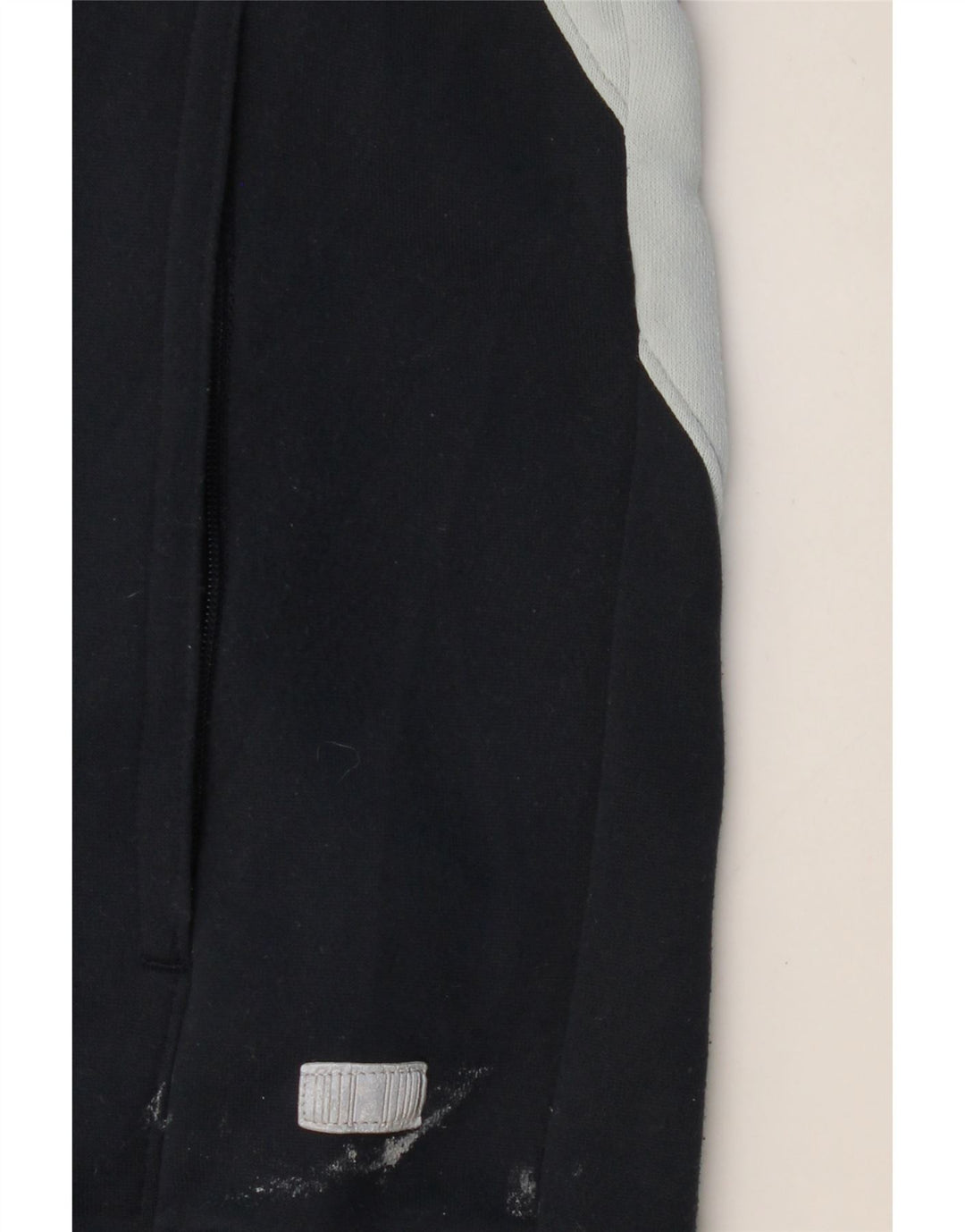 Męska kurtka dresowa ADIDAS, duża, granatowa, z poliestru w blokach kolorów