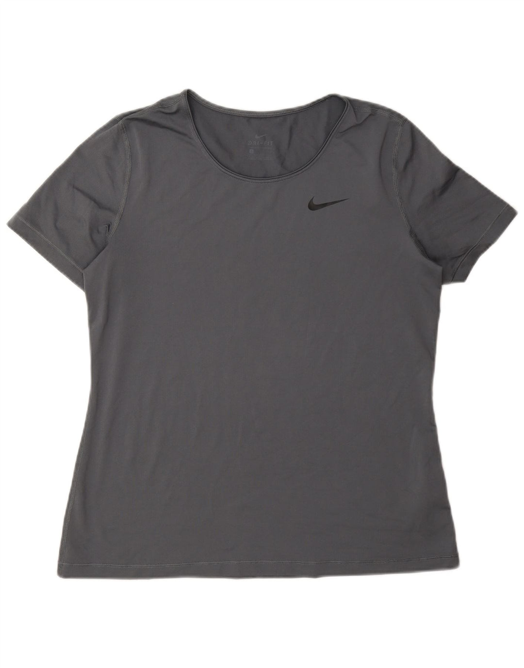 T-shirt damski Nike Dri Fit Top UK 16, duży, szary poliester