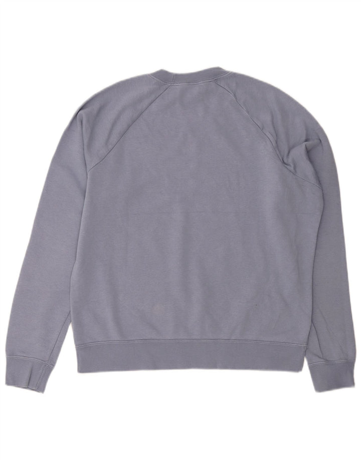 Damska bluza dresowa NIKE UK 14, średnia niebieska, bawełniana