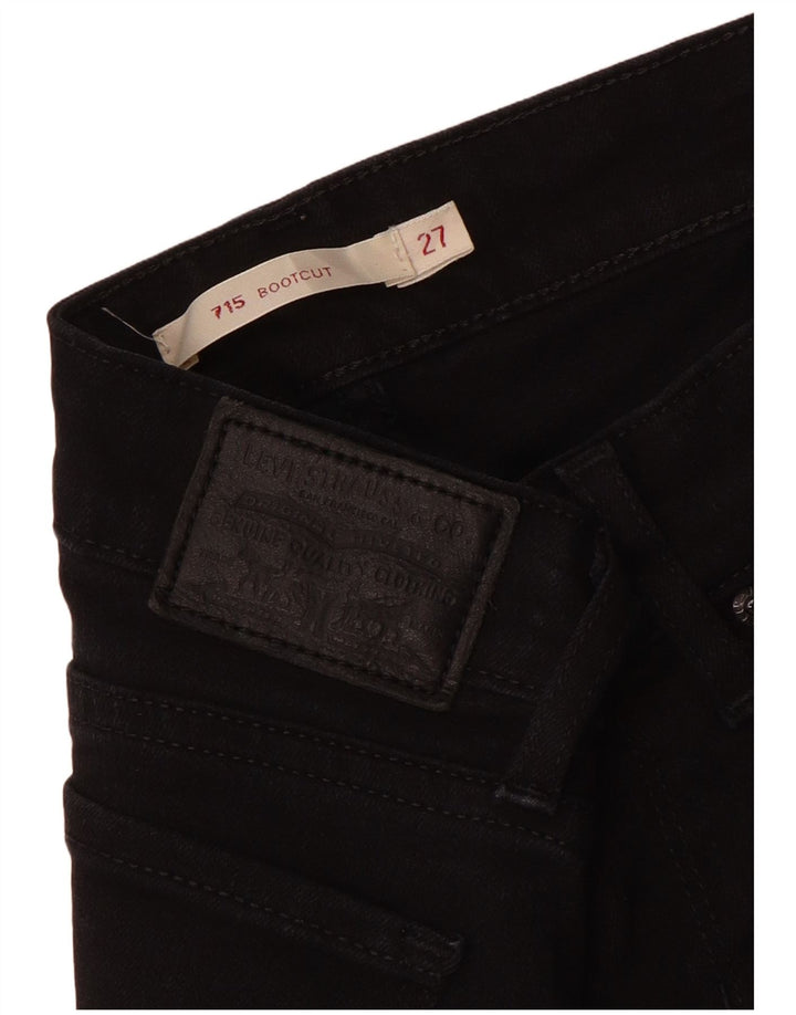 Damskie jeansy Levi's 715 Bootcut W27 L28 Czarne