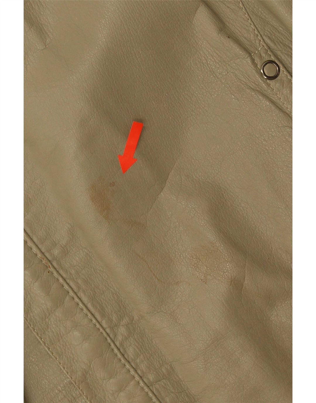 Vintage męska kurtka skórzana UK 38 Medium Khaki