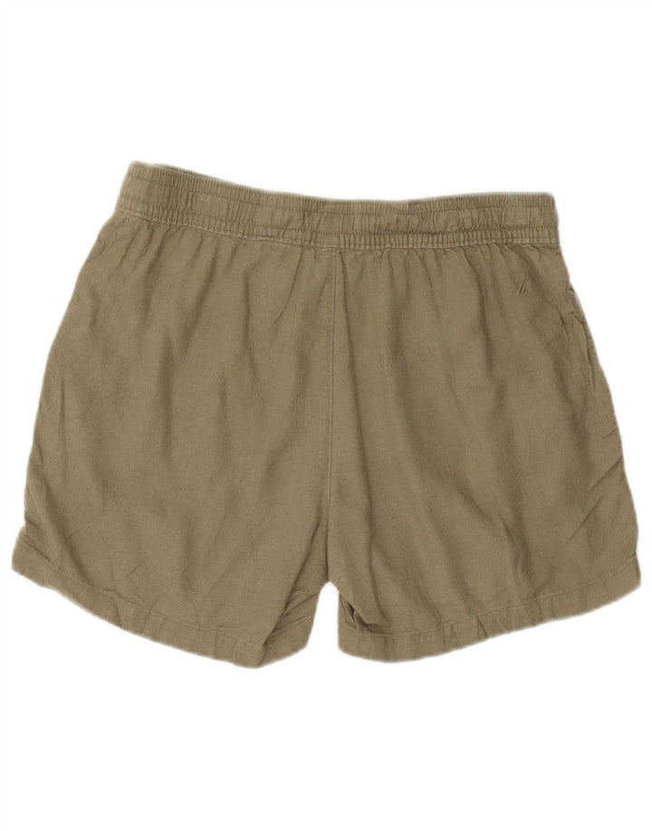 Damskie spodenki Chino Nautica, średnie W30, khaki, lniane