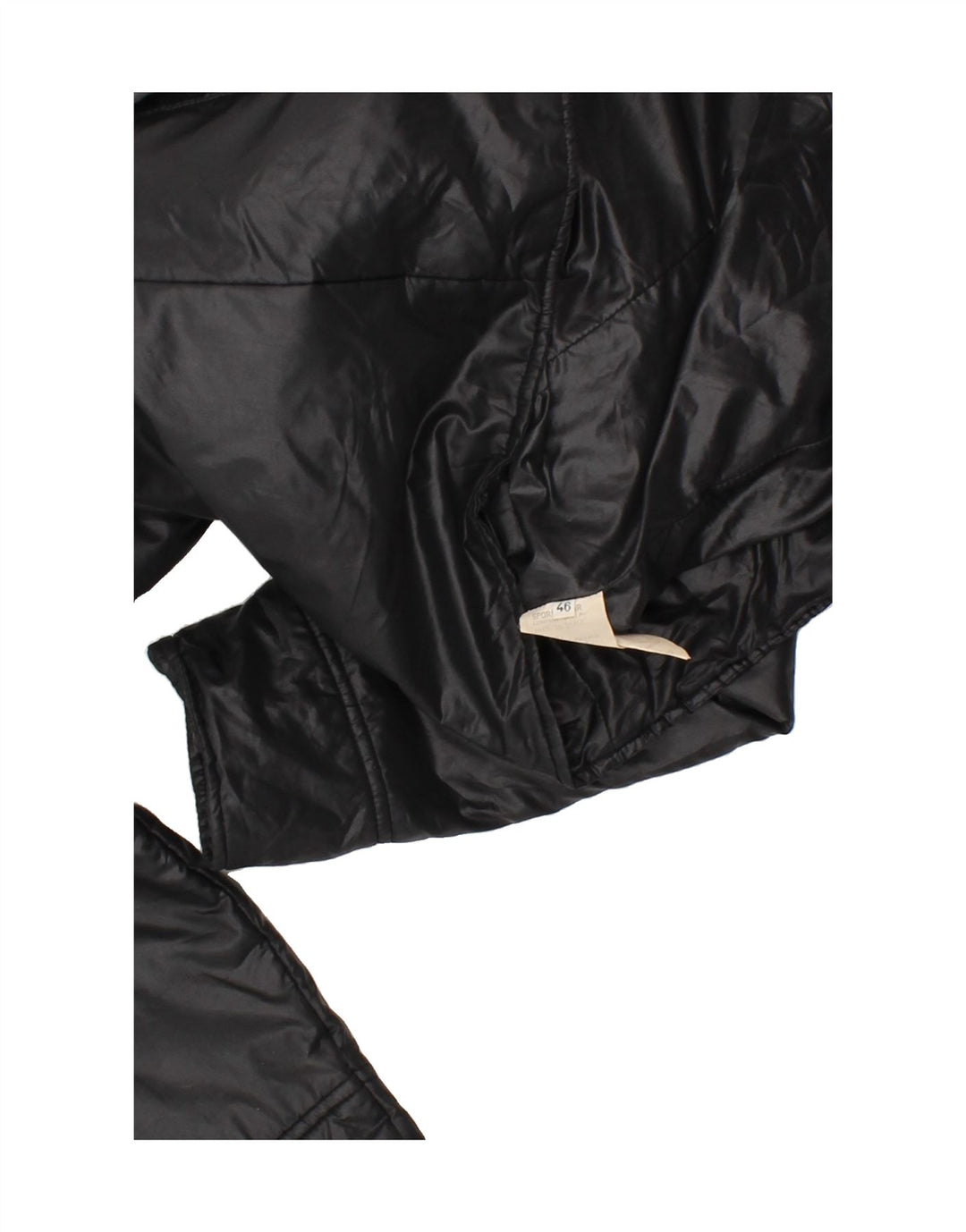 FENDISSIME Womens Bomber Jacket IT 46 Large Black Polyamide Vintage Fendissime and Second-Hand Fendissime from Messina Hembry 