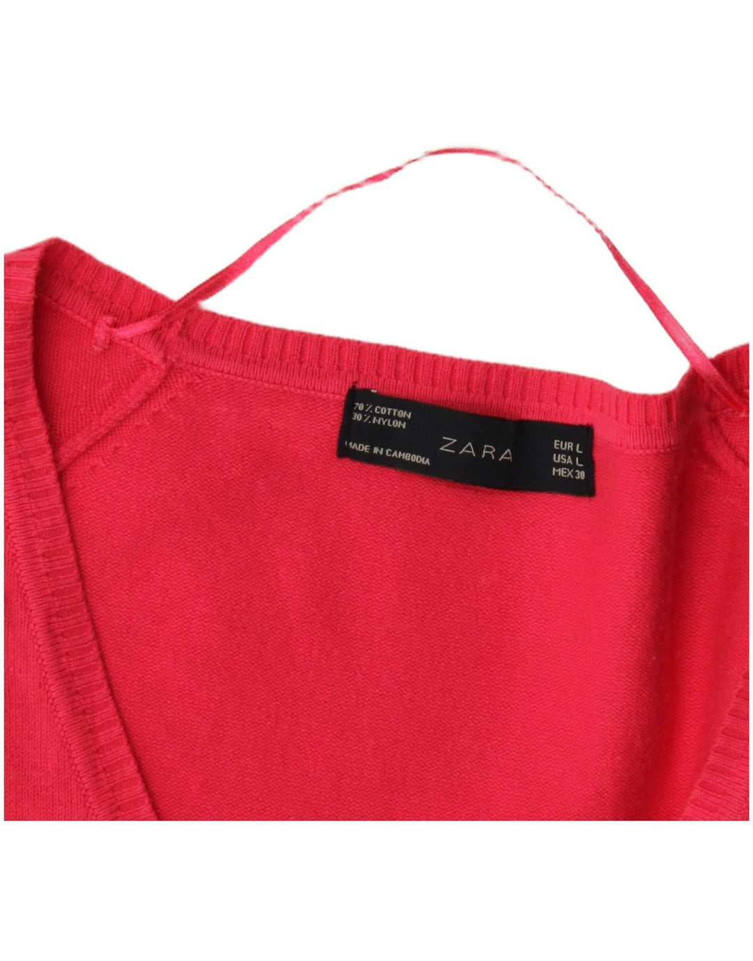Sweter damski Zara Cardigan UK 14, duży, różowy