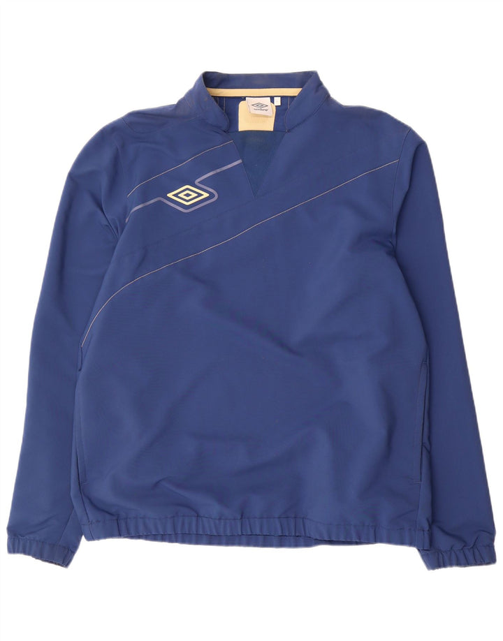 Męska bluza dresowa Umbro z grafiką, duża niebieska w paski