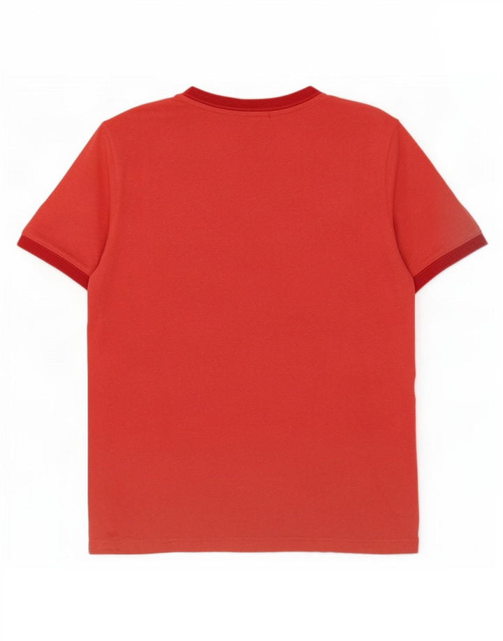 T-shirt damski Superdry Top UK 10, mały, czerwony, bawełniany