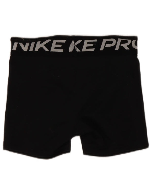 Spodenki sportowe dziewczęce Nike z grafiką, 10-11 lat, średnie, czarne, poliestrowe