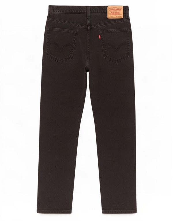 Męskie dżinsy Levi's 505 o regularnym kroju W32 L32 Czarna bawełna