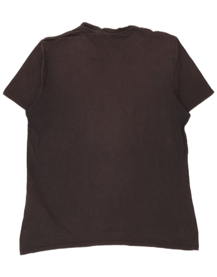 Męski T-shirt z grafiką LEVI'S, duży, czarny, bawełniany