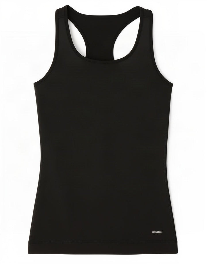 Damska kamizelka Adidas Climalite Top UK 12/14 Średni Czarny Poliester
