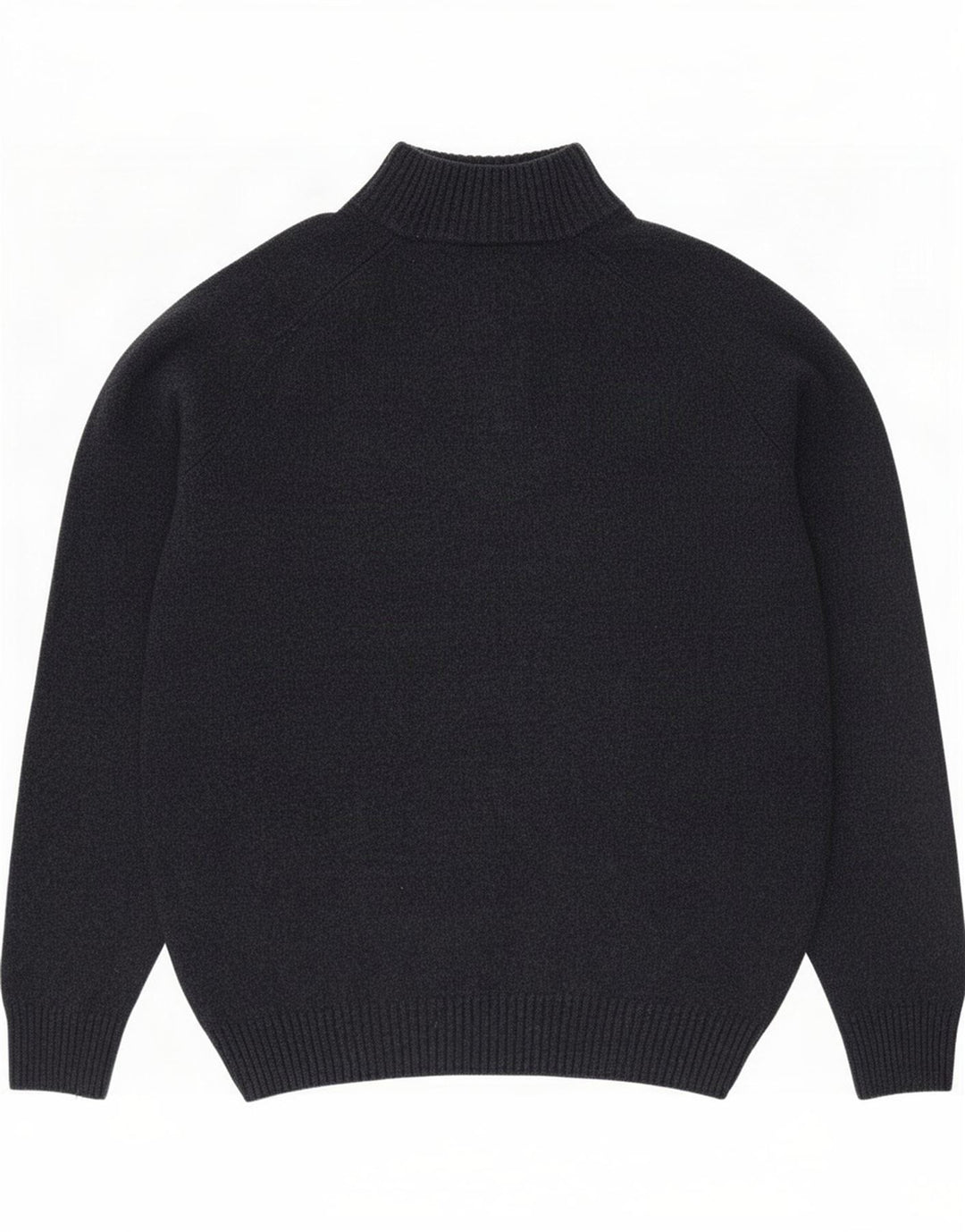 Męski sweter zapinany na guziki Lyle & Scott, duży, granatowy, z owczej wełny