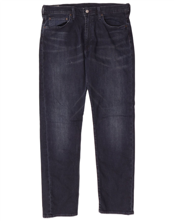 Męskie jeansy LEVI'S 502 Tapered W36 L32 Granatowa bawełna