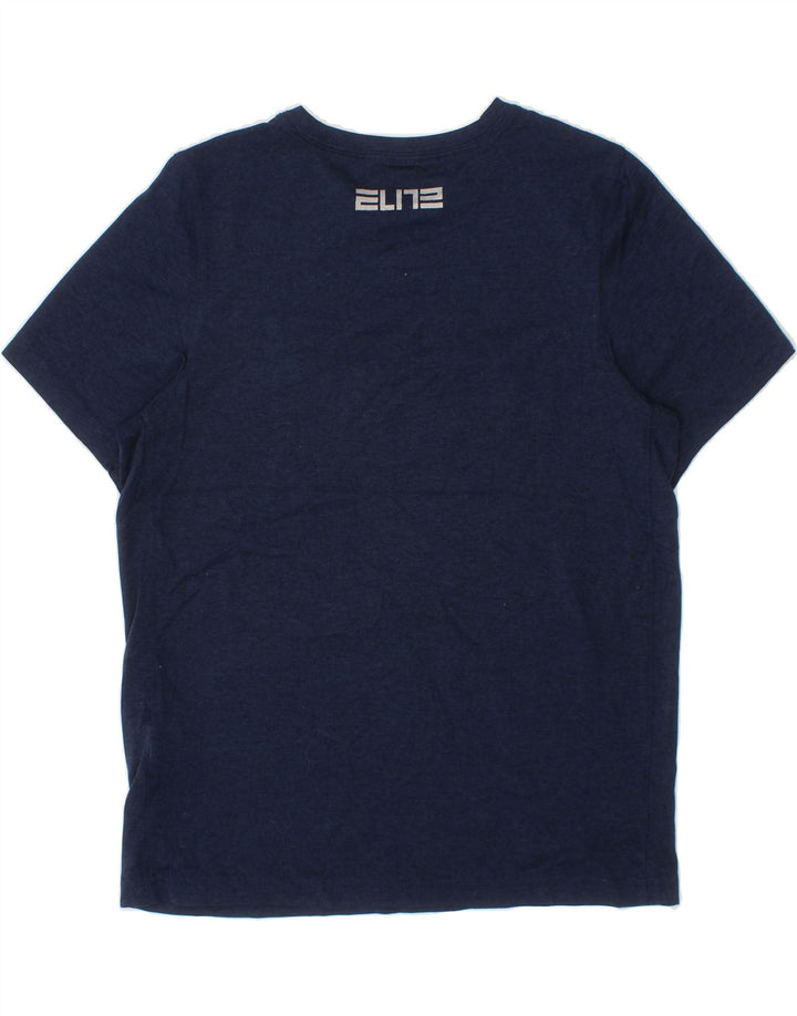 NIKE Boys Athletic Cut Graphic T-Shirt Top 10-11 Years Medium Navy Blue Vintage Nike and Second-Hand Nike from Messina Hembry 