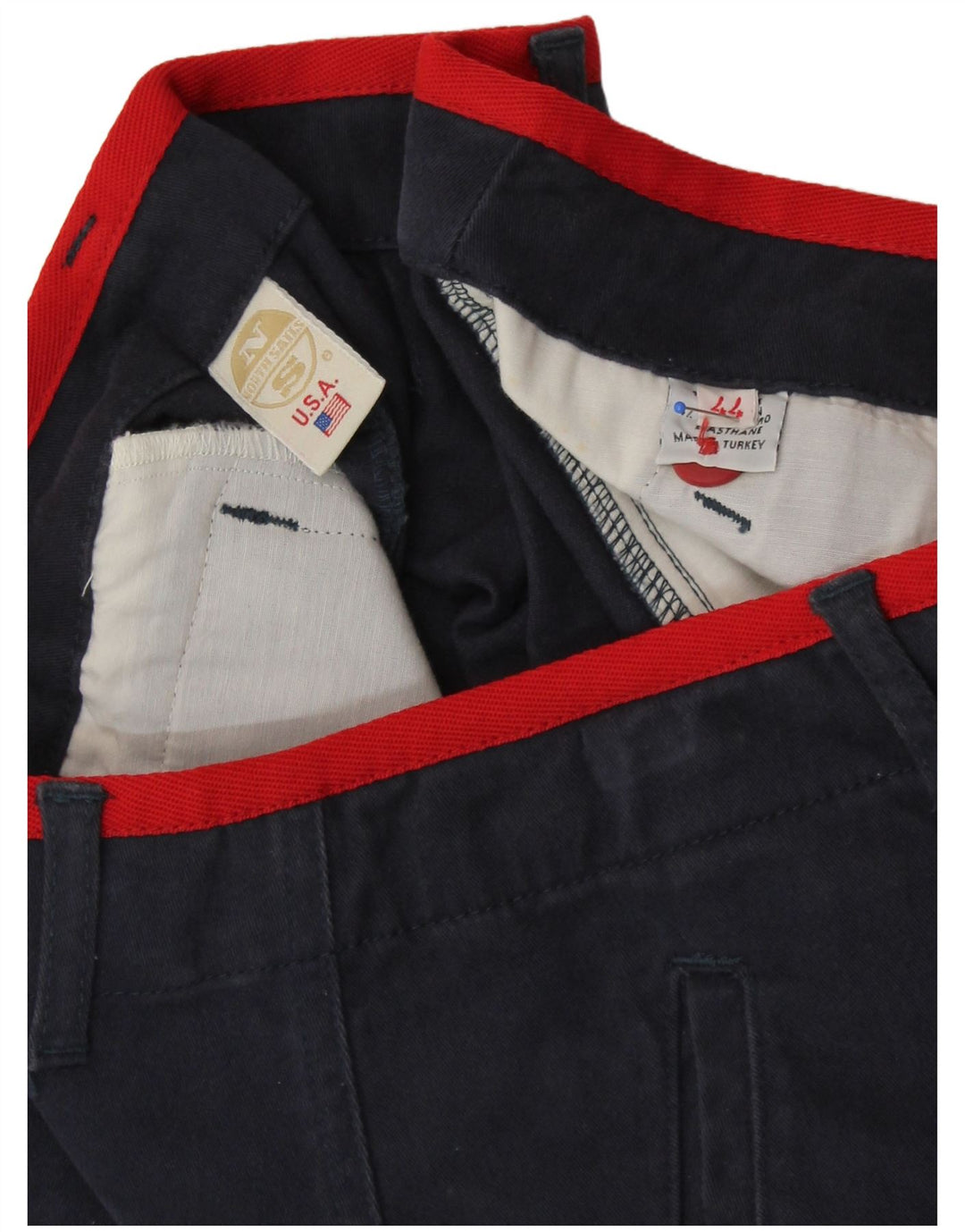 Damska spódnica w kształcie litery A z wysokim stanem NORTH SAILS EU 44 XL W30 Granatowa bawełna