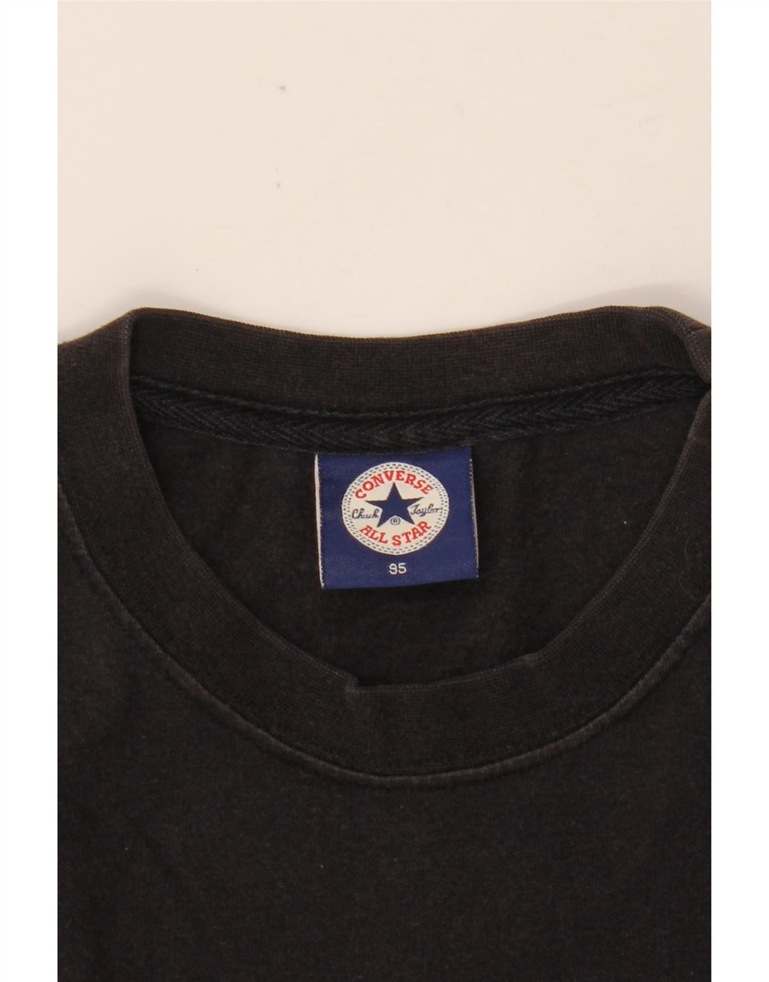 Męski T-shirt z grafiką CONVERSE Chuck Taylor, średni czarny