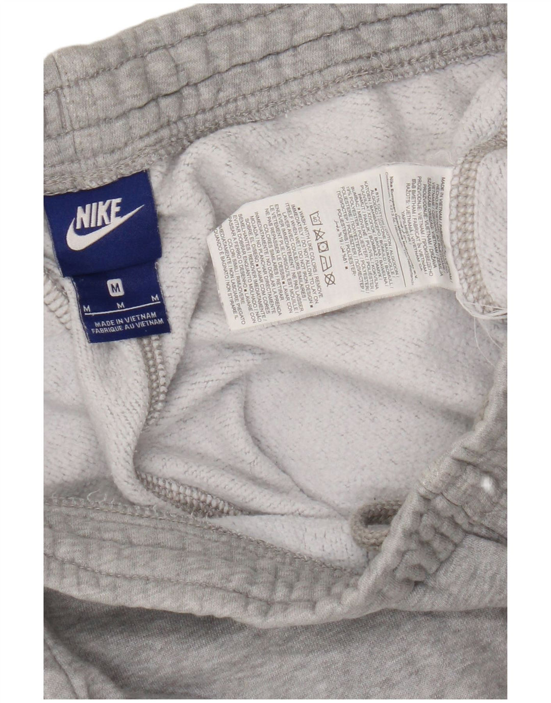 Męskie spodnie dresowe Nike Joggers Średnioszary, bawełniany nakrapiany