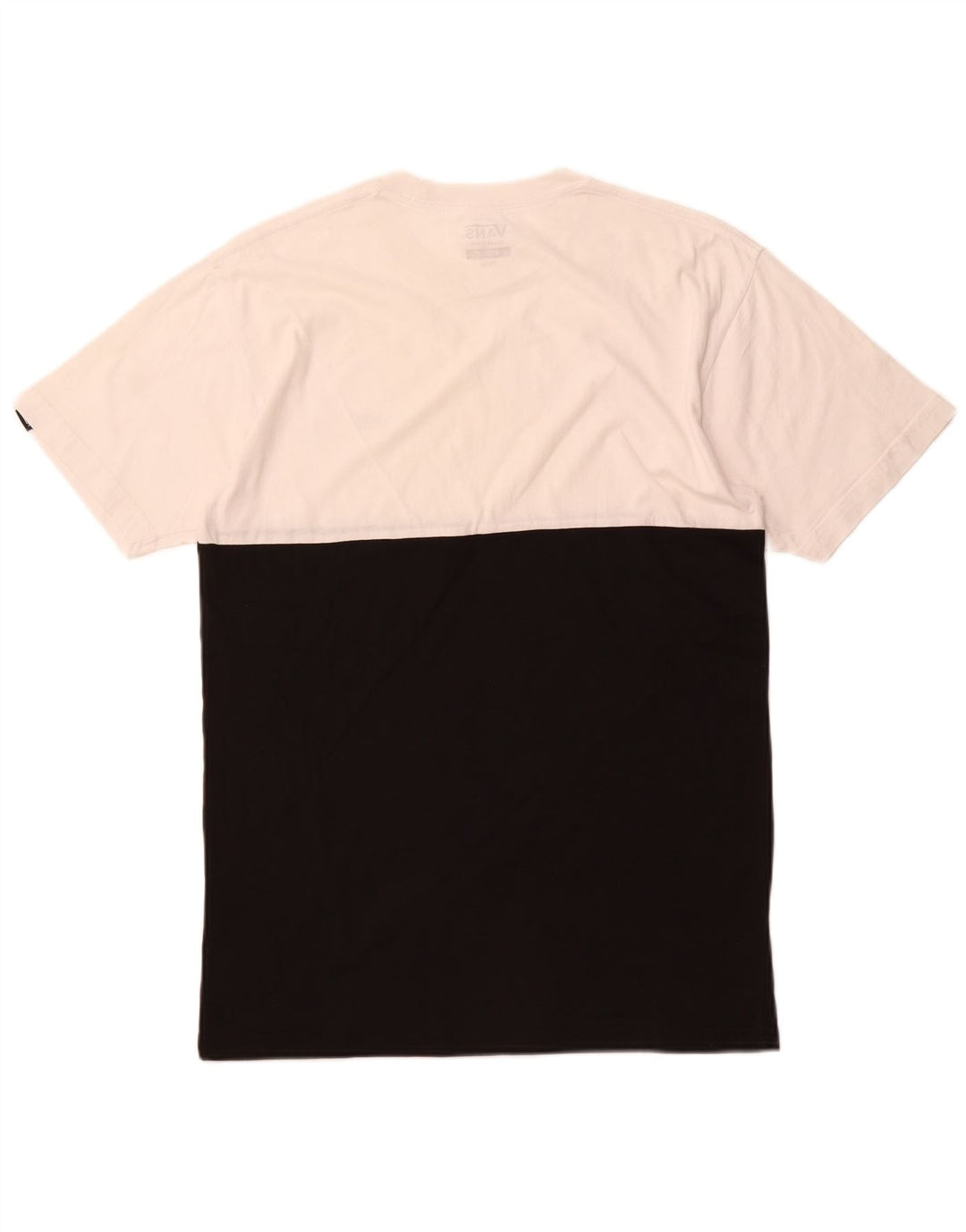 Męski T-shirt VANS o klasycznym kroju, w kolorze średniej bieli