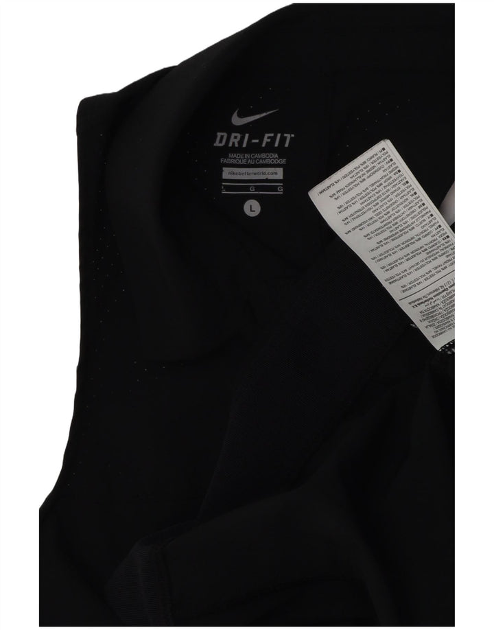 Damska kamizelka NIKE Dri Fit UK 16, duża, czarna, poliester