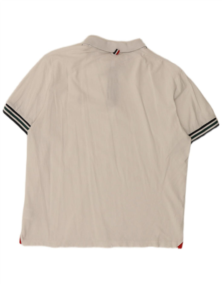 Męska koszulka polo Sun68 3XL, biała bawełna