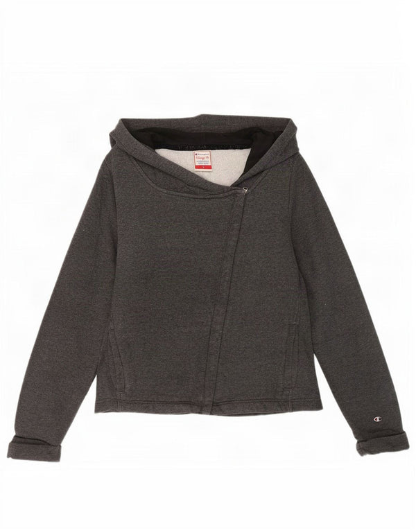 Damska bluza z kapturem Champion Heritage Fit UK 10 Small, szara bawełna