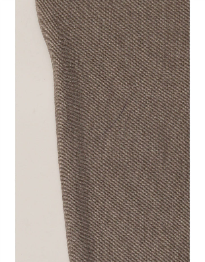 Męskie spodnie garniturowe Zara EU 44 Large W34 L29 Brązowy poliester
