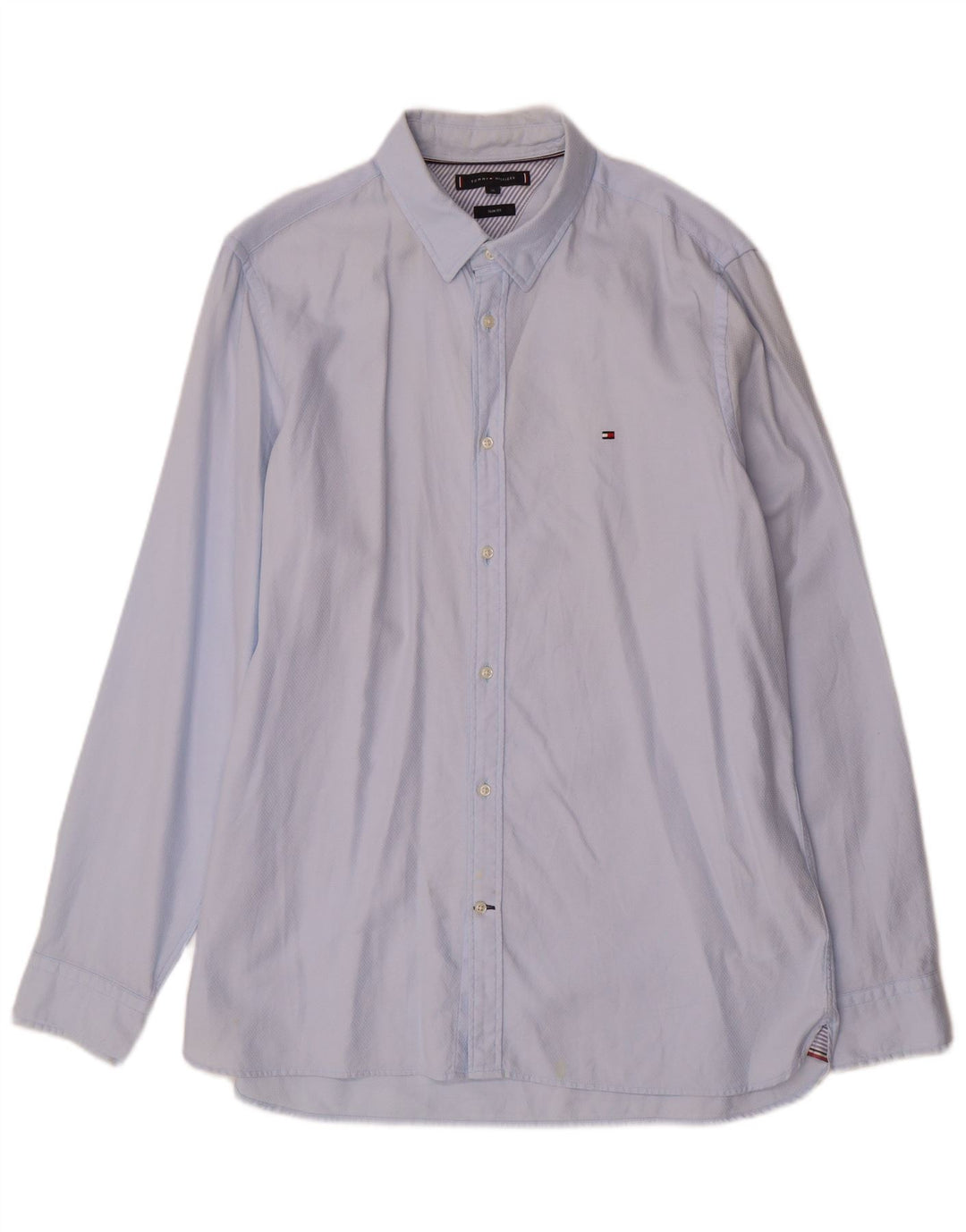Męska koszula slim fit TOMMY HILFIGER XL niebieska