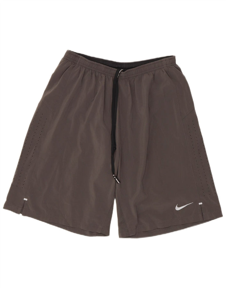Męskie spodenki sportowe Nike, średnioszary, poliestrowy