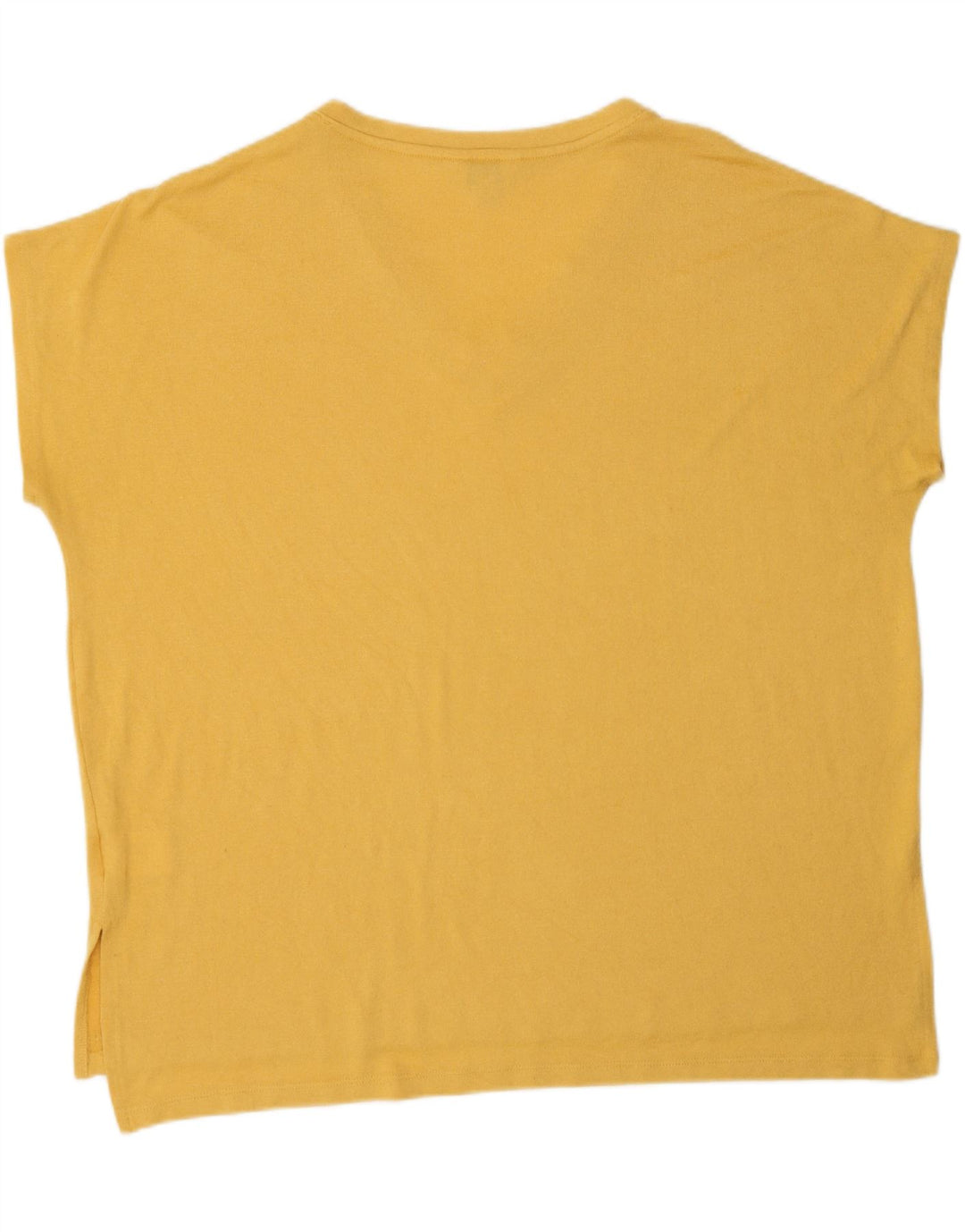 ORVIS Womens T-Shirt Top UK 20 2XL Yellow Polyester Vintage Orvis and Second-Hand Orvis from Messina Hembry 