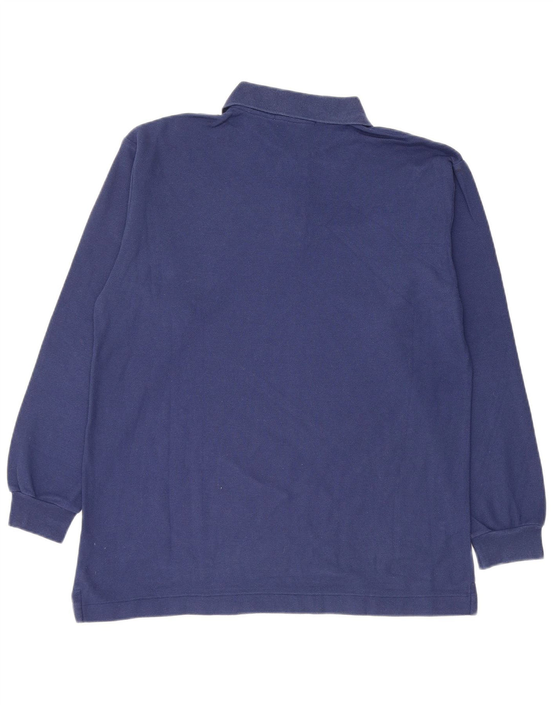 Męska koszulka polo FILA z długim rękawem IT 48 Średni granatowy, bawełniany