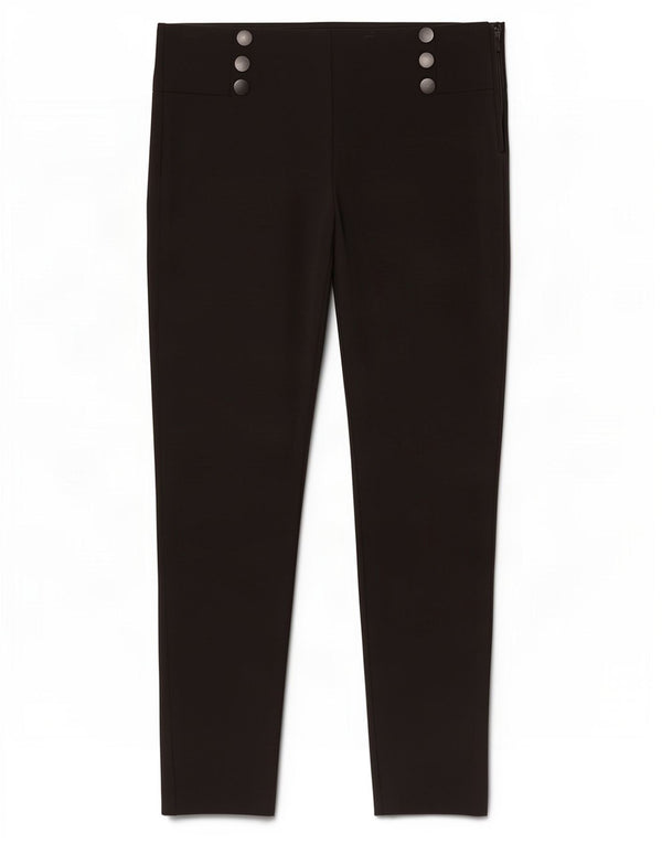 Damskie spodnie typu slim casual Zara XL W32 L28 czarne
