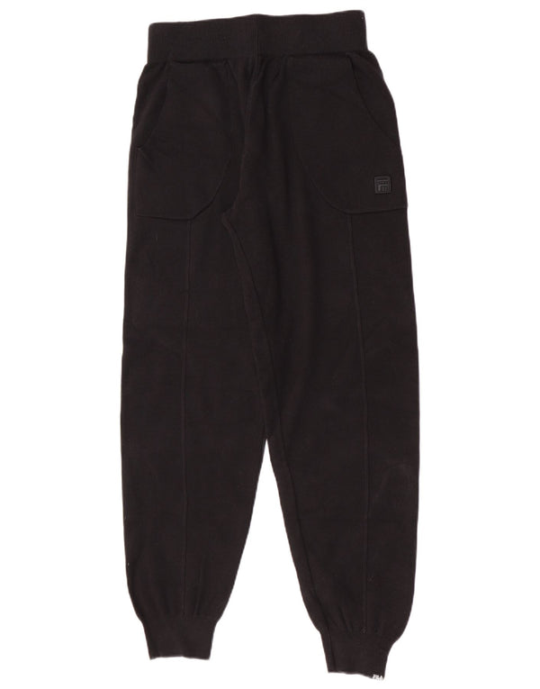 Damskie spodnie dresowe Fila Joggers UK 12 Medium Black Cotton
