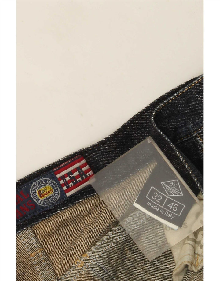 Damskie jeansy slim Roy Rogers W32 L29 Niebieskie bawełniane