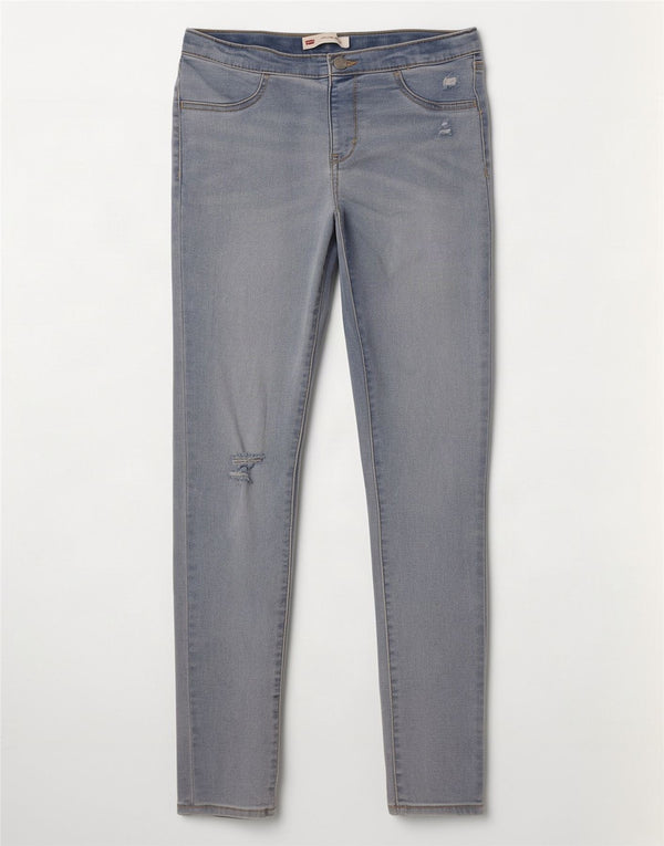 Dziewczęce dżinsy Levi's Distressed Jegging 13-14 lat W26 L29 Niebieska bawełna