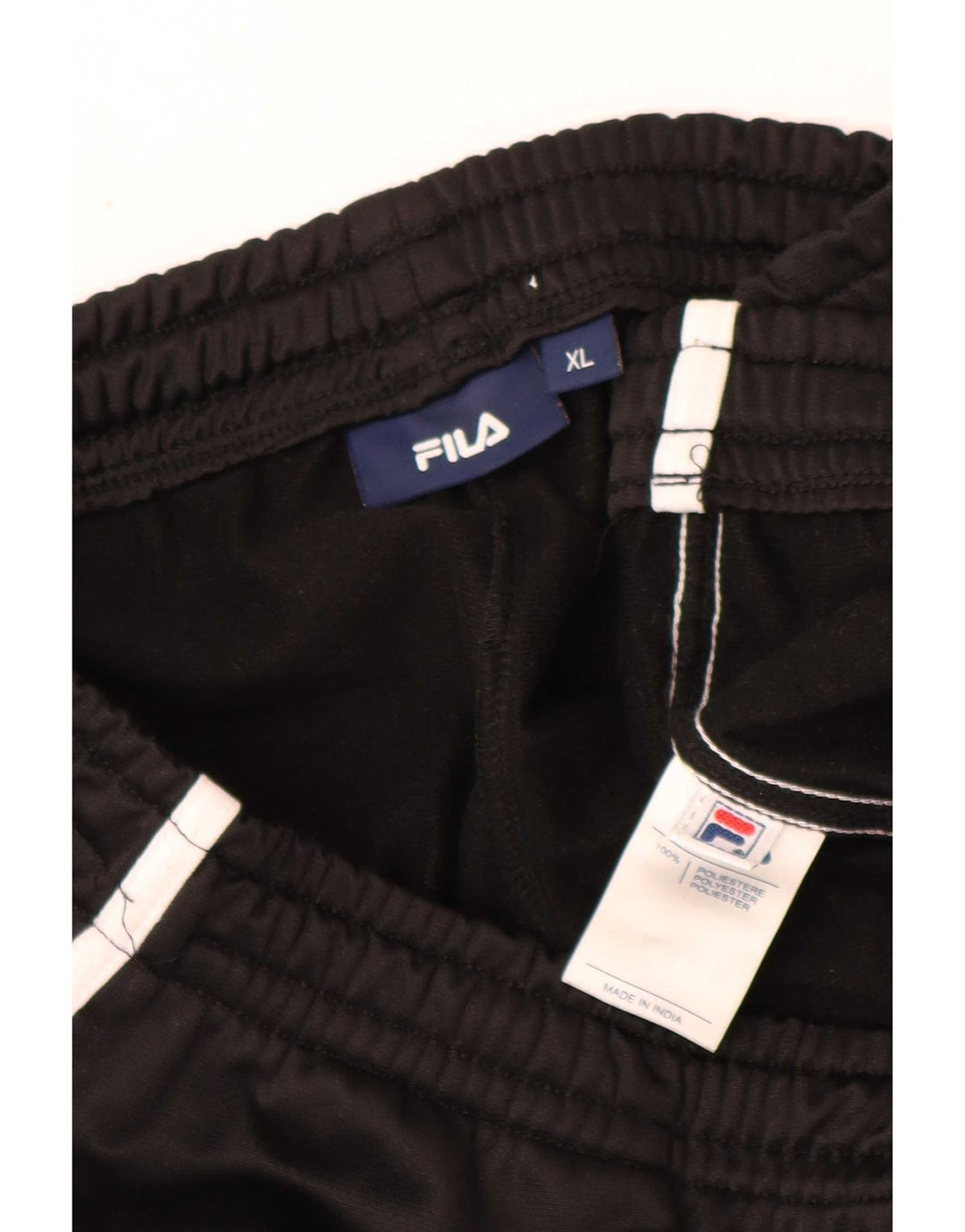 Męskie spodnie dresowe Fila XL, czarne, poliestrowe