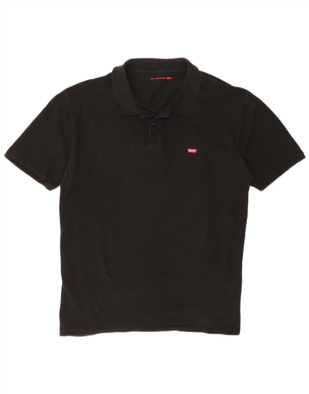 Męska koszulka polo LEVI'S 2XL, czarna, bawełniana
