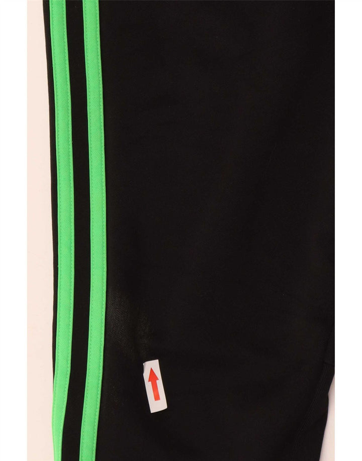 Męskie spodnie dresowe Adidas Climacool, małe, czarne, poliestrowe