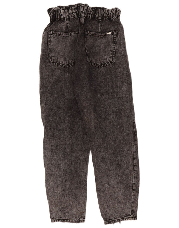 Damskie luźne dżinsy Zara z wysokim stanem EU 34 2XS W24 L24 szare