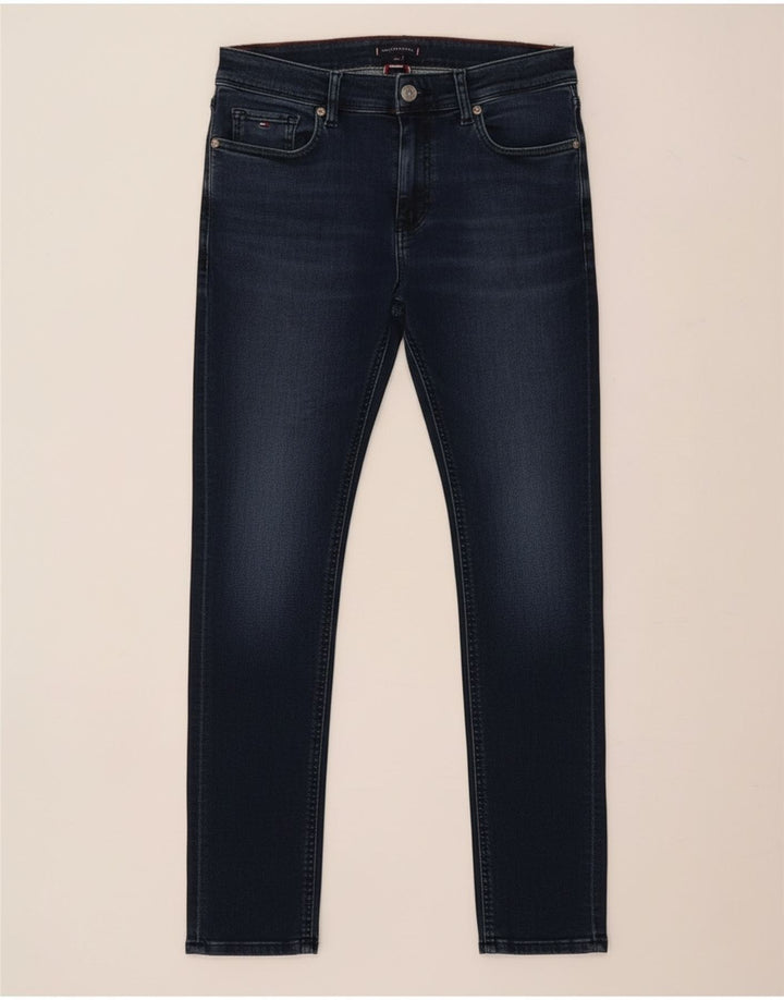 Dżinsy chłopięce Tommy Hilfiger Slim, 13-14 lat, granatowe, bawełniane