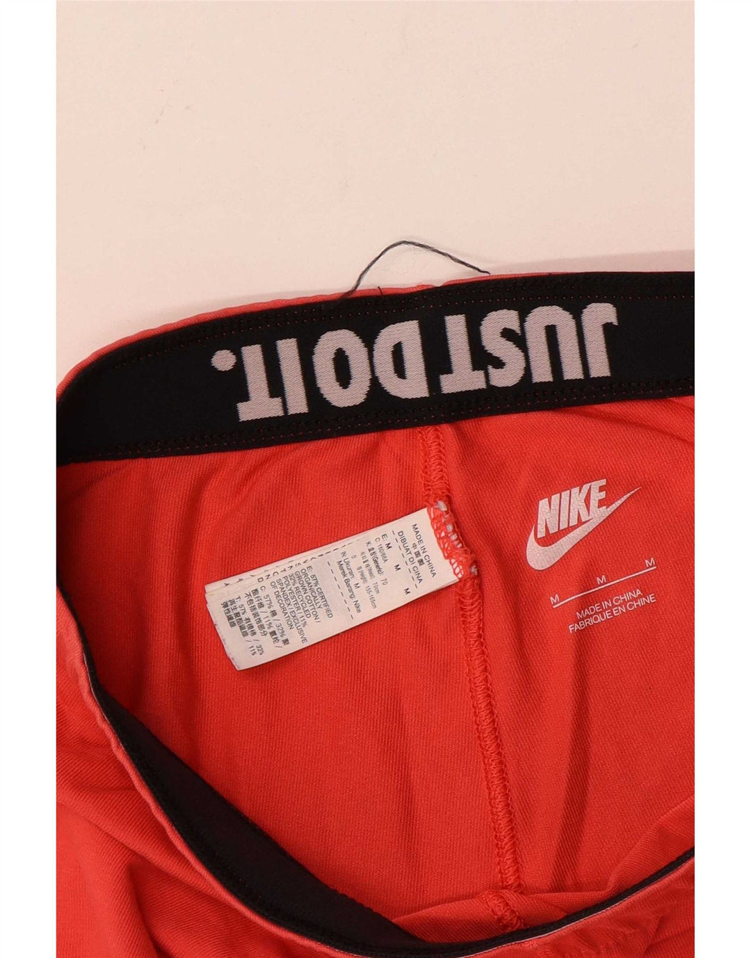 Damskie legginsy Nike Graphic UK 14, średnio czerwone, bawełniane