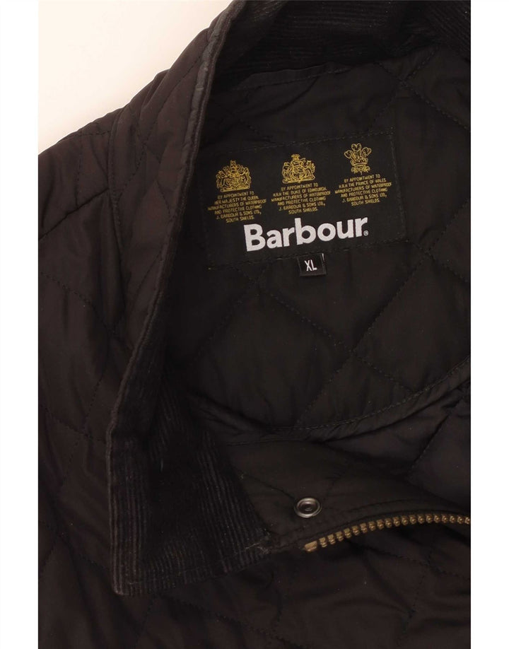 Męska pikowana kurtka Barbour UK 42 XL czarna