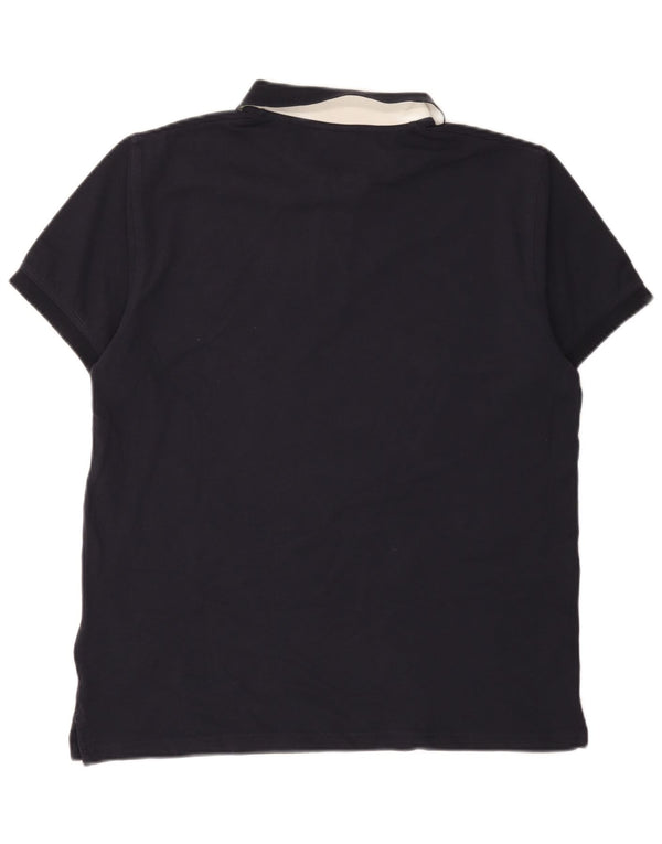 Męska koszulka polo Gant, duża, granatowa, bawełniana